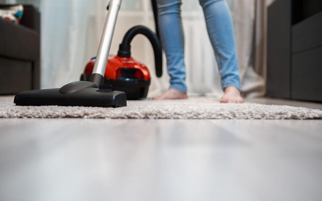 regular vacuuming helps with improving indoor air quality
